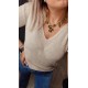 Top à paillettes