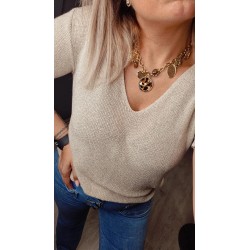 Top à paillettes