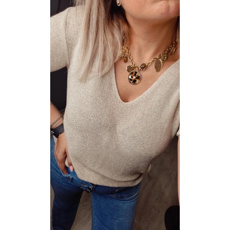 Top à paillettes